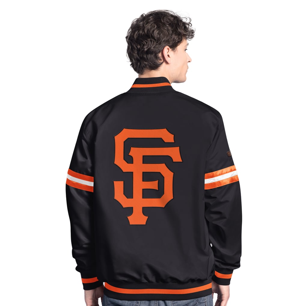  San Francisco Giants Starter Scout Full-Snap Varsity Jacket - Black